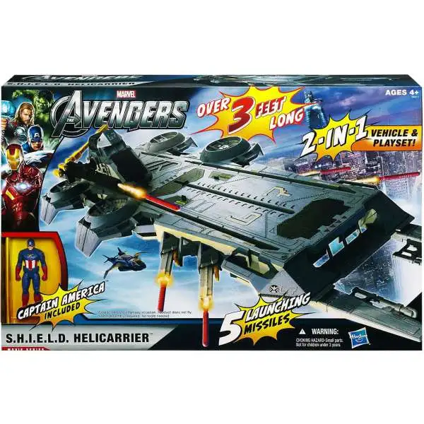 Marvel Avengers S.H.I.E.L.D. HELICARRIER Action Figure Vehicle