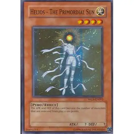 YuGiOh GX Trading Card Game Ultimate Masters Super Rare Helios - the Primordial Sun WC6-EN002
