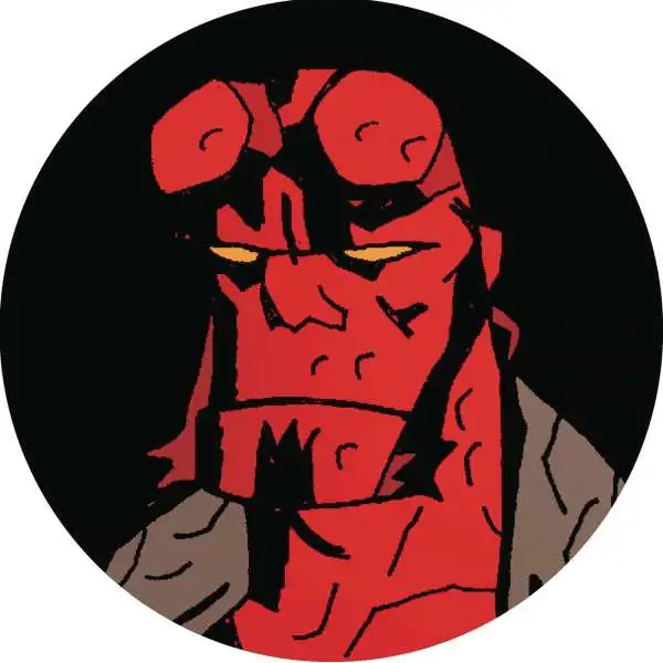 Hellboy Button