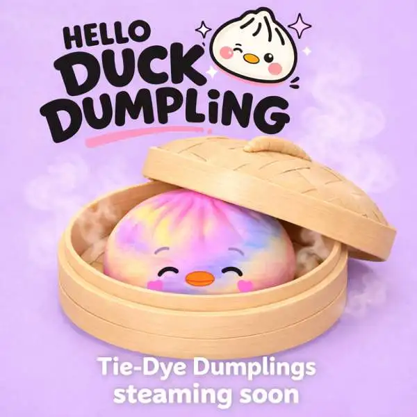 Hello Duck Dumpling TIE-DYE 3.5-Inch Mystery Pack [1 RANDOM Dumpling] (Pre-Order ships August)