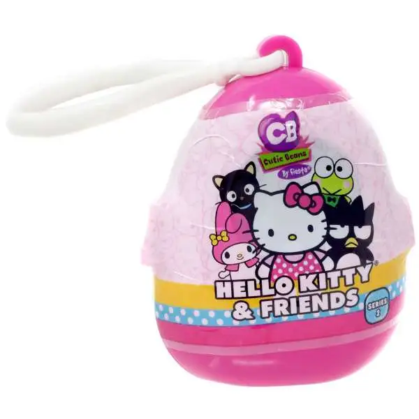 Sanrio Hello Kitty & Friends GLITTER Cutie Beans Plush Series 2 3-Inch Mystery Pack [1 RANDOM Character!]