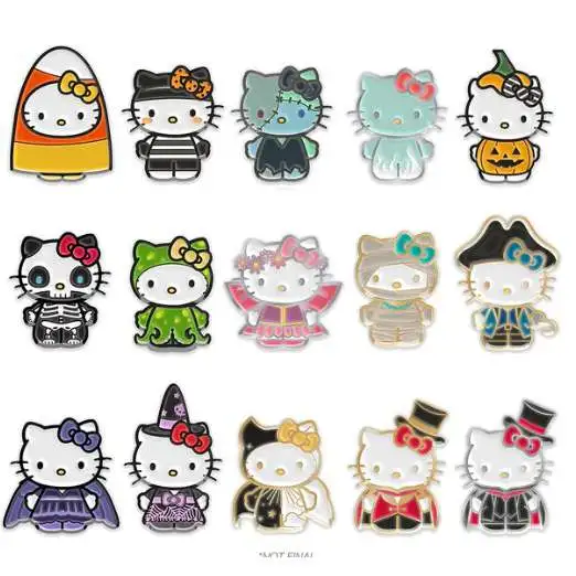 Sanrio Hello Kitty Enamel Pin Halloween Box [20 Pins]