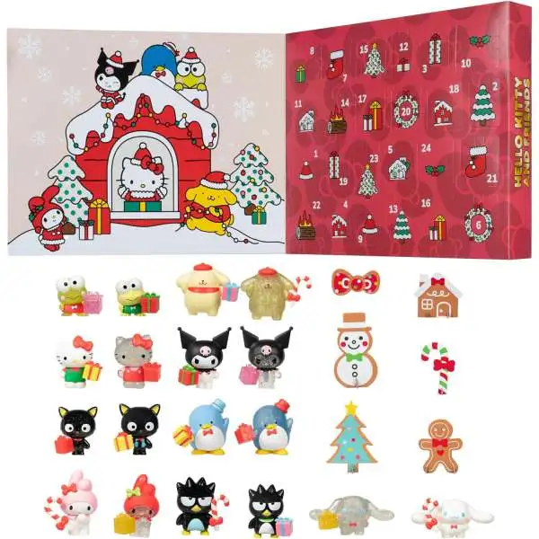 Hello Kitty & Friends Christmas Holiday 2-Inch Advent Calendar