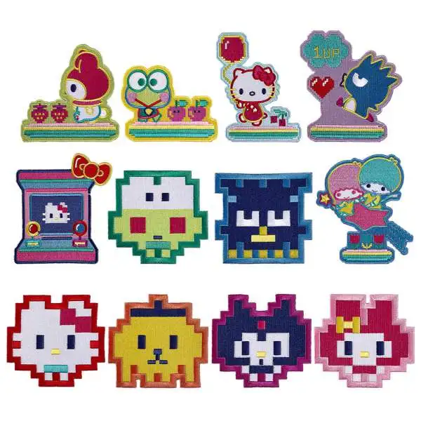 Sanrio Hello Kitty & Friends Arcade Patch Series Arcade 3.5-Inch Mystery Box [24 Packs]