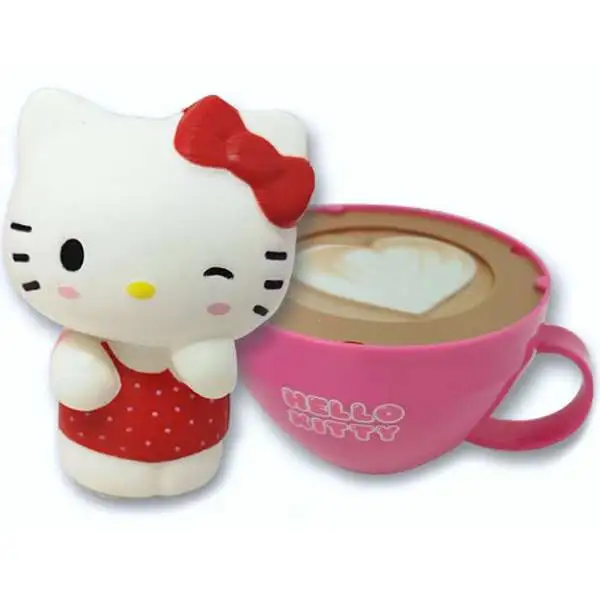 Hello Kitty Slo Rise Squishy Figure Cappuccino Mystery Pack [1 RANDOM Character (8 Different Possible Styles)]