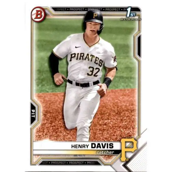 MLB Pittsburgh Pirates 2021 Bowman Draft Baseball Henry Davis BD-48 [Rookie 1st Bowman]