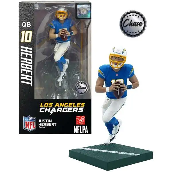NFL Los Angeles Chargers Football Justin Herbert Action Figure [Chase Version]