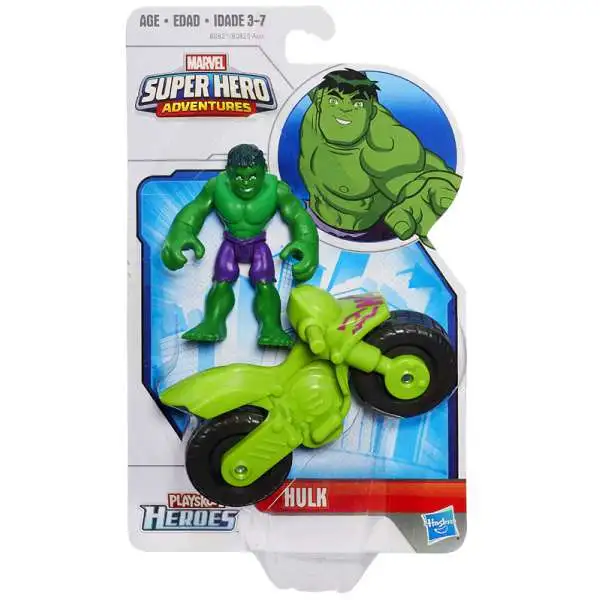 Marvel Playskool Heroes Super Hero Adventures Hulk Action Figure Set