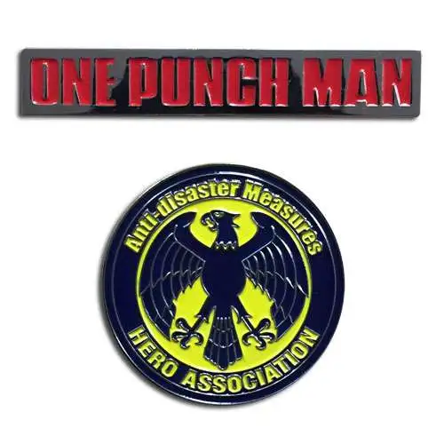 One Punch Man Hero Association & OPM Pin Set