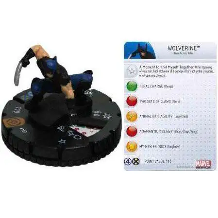 Marvel HeroClix Galactic Guardians LE Wolverine #103