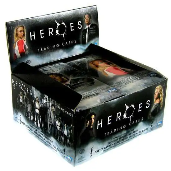 Heroes Topps Series 1 Trading Card HOBBY Box [24 Packs]