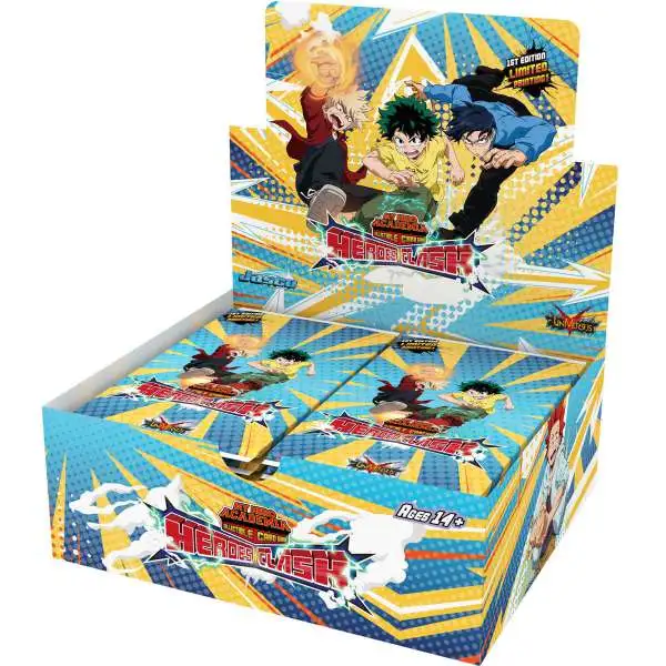 Universus CCG My Hero Academia Series 3 Heroes Clash Booster Box [1st Edition, 24 Packs]