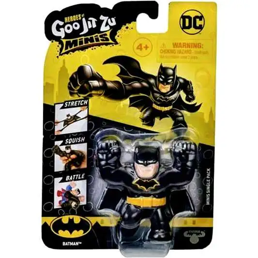 Heroes of Goo Jit Zu DC MINIS Batman Figure [Black Outfit]