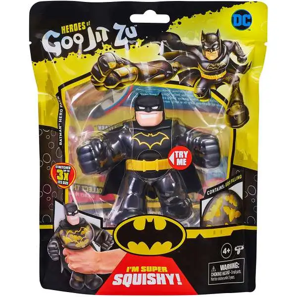 Heroes of Goo Jit Zu DC Batman Action Figure [Black Suit]