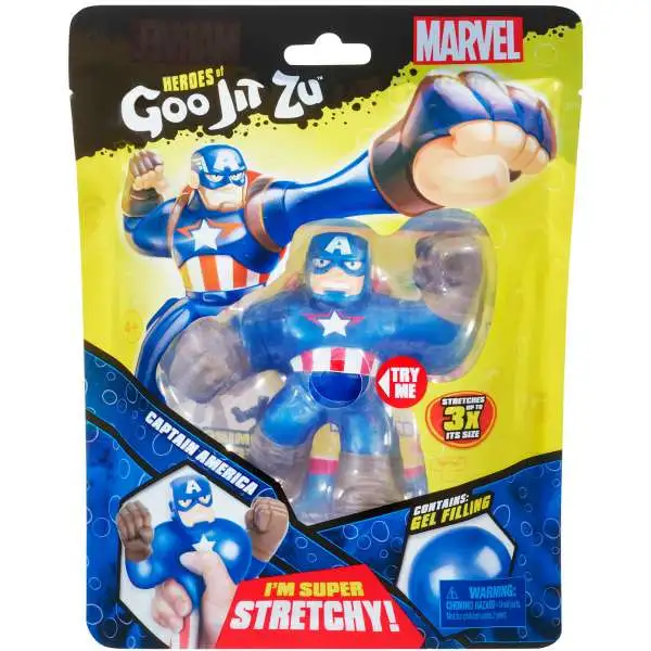 Heroes of Goo Jit Zu Marvel Captain America Action Figure