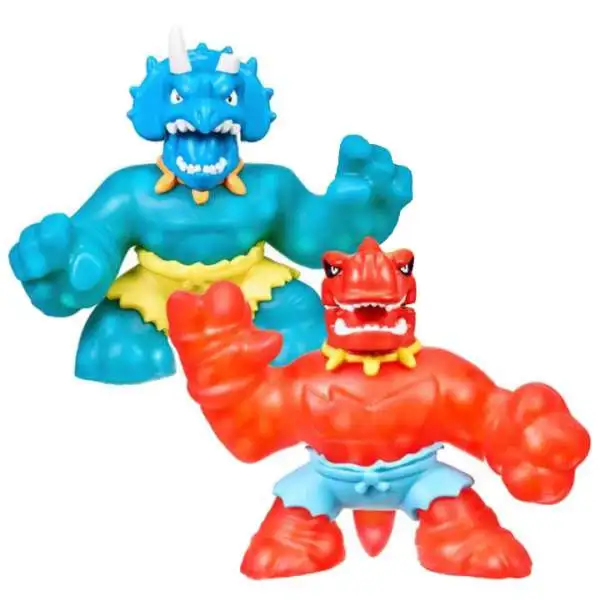 Heroes of Goo Jit Zu Dino Power (Series 3) Tritops & Tyro Exclusive Action Figure 3-Pack Mega Pack [Chomp Attack, Loose]