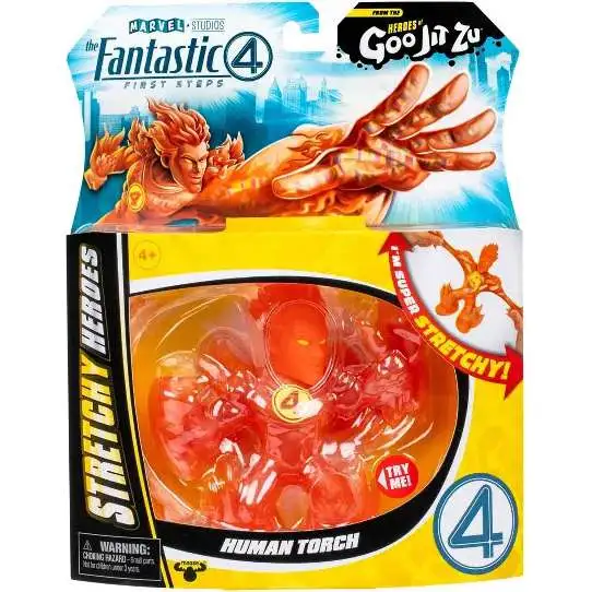Heroes of Goo Jit Zu Marvel Fantastic Four Human Torch Action Figure