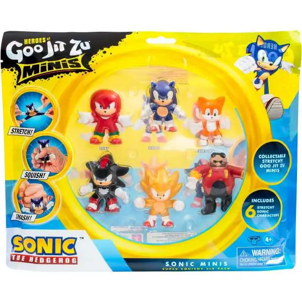 Boneco Sonic The Hedgehog Gold Classic Heroes Of Goo Jit Zu Moose