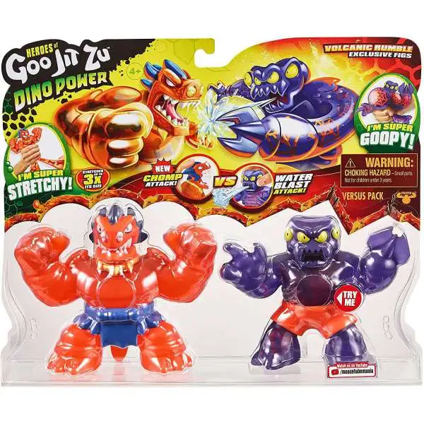 Heroes of Goo Jit Zu Dino Power Blazagon vs. Redback Action Figure 2-Pack [Volcanic Rumble]