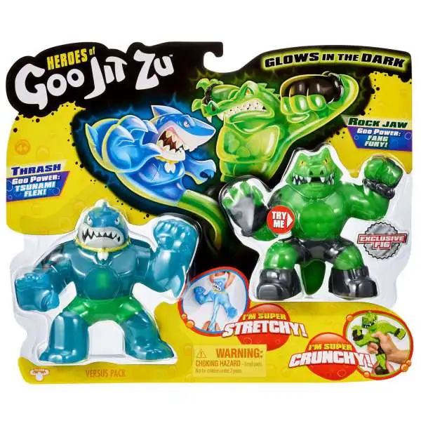 Goo Jit Zu Goo Jit Zu S9 Deep Sea Trash Vs Hammerhook - Fidget Toy 