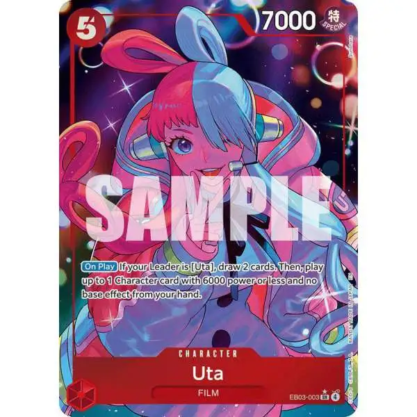 One Piece Trading Card Game Extra Booster: Heroines Edition Super Rare Uta EB03-003 [Alternate Art]