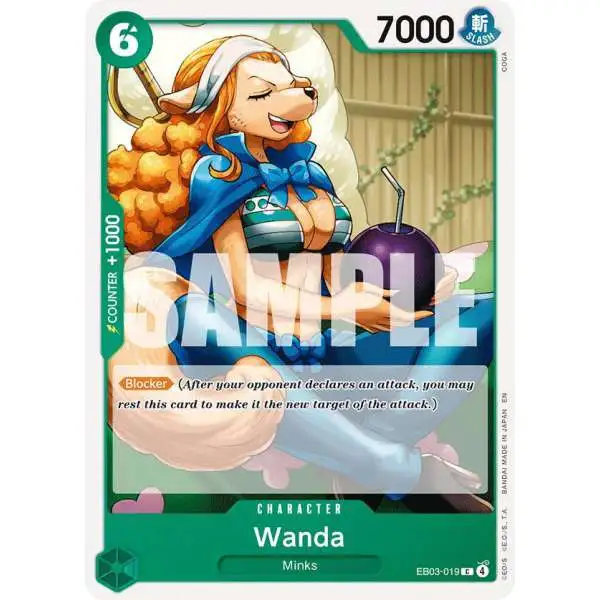 One Piece Trading Card Game Extra Booster: Heroines Edition Common Wanda EB03-019