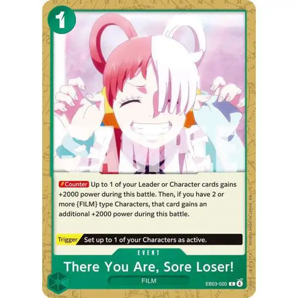 One Piece Trading Card Game Extra Booster: Heroines Edition Common There You Are, Sore Loser! EB03-020