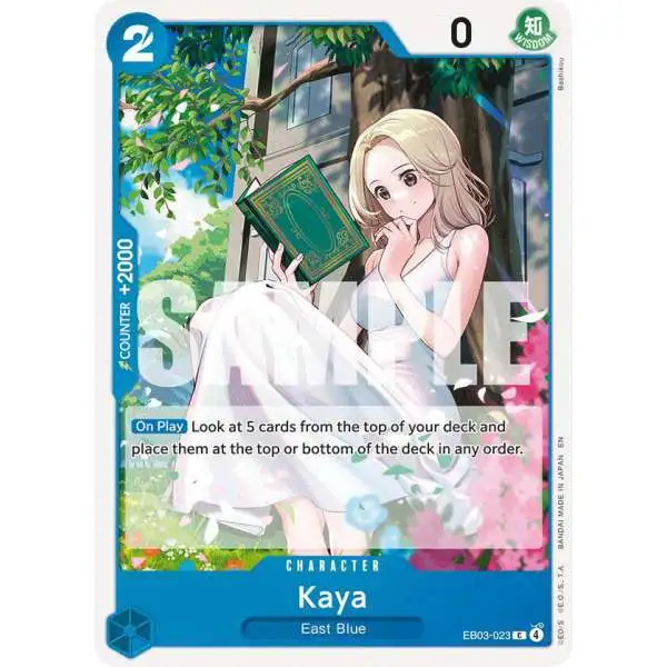 One Piece Trading Card Game Extra Booster: Heroines Edition Common Kaya EB03-023