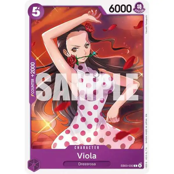 One Piece Trading Card Game Extra Booster: Heroines Edition Common Viola EB03-030