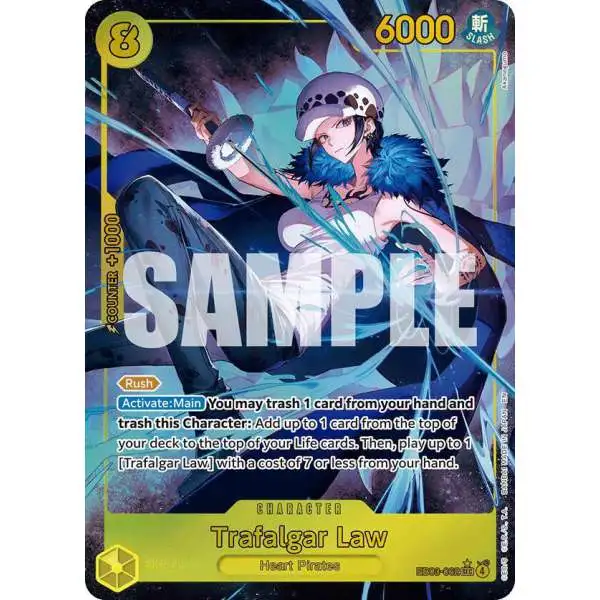 One Piece Trading Card Game Extra Booster: Heroines Edition Secret Rare Trafalgar Law EB03-062 [Alternate Art]