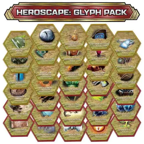 Heroscape Age of Annihilation Glyph Pack (Pre-Order ships January)
