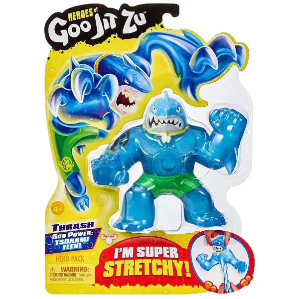 Heroes of Goo Jit Zu Thrash Action Figure [Shark, Version 1 (Green Shorts)]