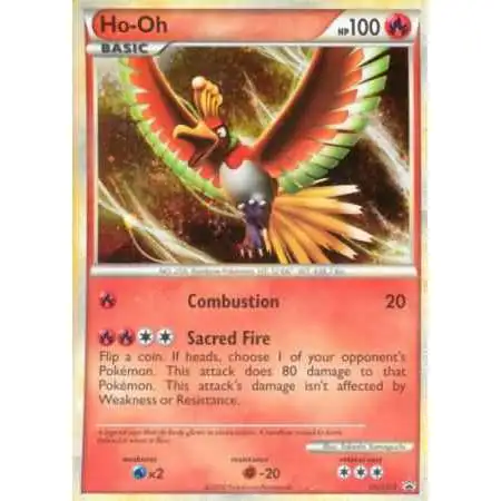 Pokemon HeartGold & Soulsilver HeartGold Holo Rare Ho-Oh HGSS01 [Lightly Played]