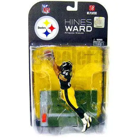 McFarlane Toys NFL Pittsburgh Steelers Sports Picks Football Exclusive Hines Ward Exclusive Action Figure [Black Jersey]
