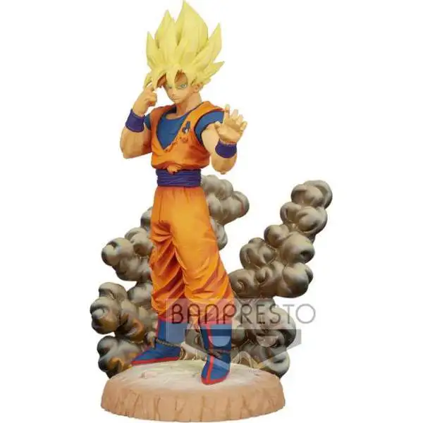 Dragon Ball Z History Box Super Saiyan Goku 5.10-Inch Collectible PVC Figure