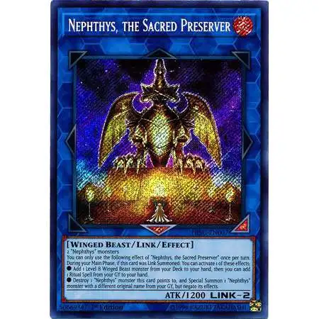 YuGiOh Hidden Summoners Secret Rare Nephthys, the Sacred Preserver HISU-EN007