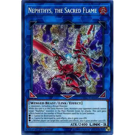 YuGiOh Hidden Summoners Secret Rare Nephthys, the Sacred Flame HISU-EN008