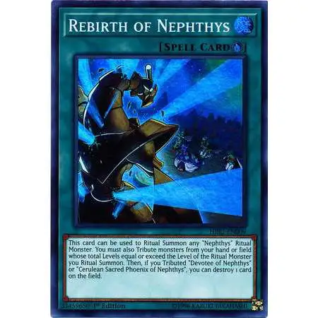 YuGiOh Hidden Summoners Super Rare Rebirth of Nephthys HISU-EN009