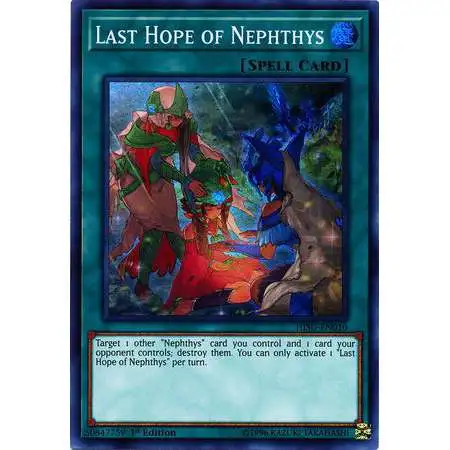 YuGiOh Hidden Summoners Super Rare Last Hope of Nephthys HISU-EN010