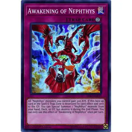 YuGiOh Hidden Summoners Super Rare Awakening of Nephthys HISU-EN011