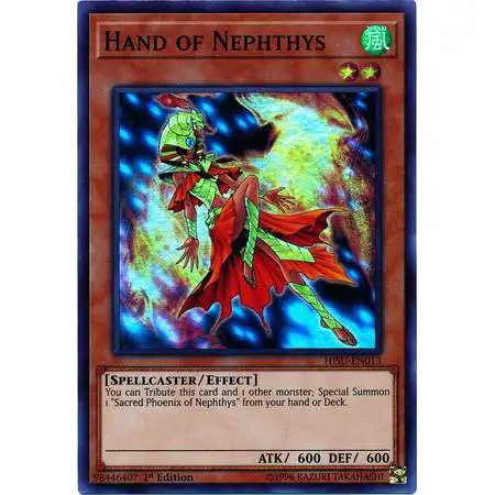 YuGiOh Hidden Summoners Super Rare Hand of Nephthys HISU-EN013
