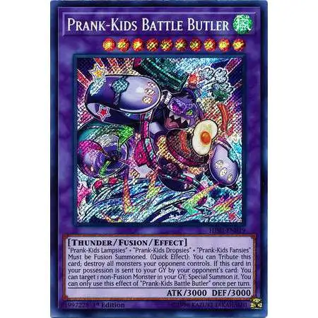YuGiOh Hidden Summoners Secret Rare Prank-Kids Battle Butler HISU-EN019