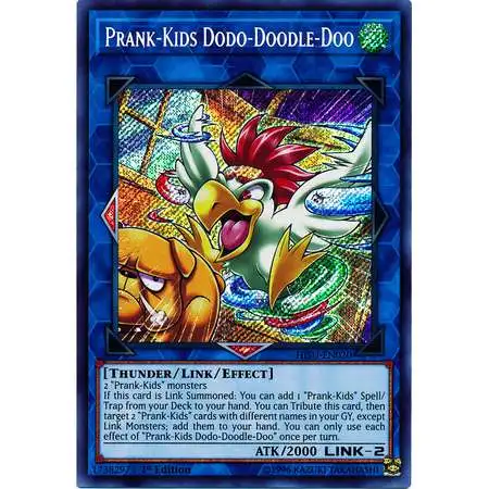 YuGiOh Hidden Summoners Secret Rare Prank-Kids Dodo-Dooddle-Doo HISU-EN020