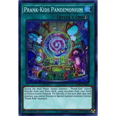 YuGiOh Hidden Summoners Super Rare Prank-Kids Pandemonium HISU-EN025