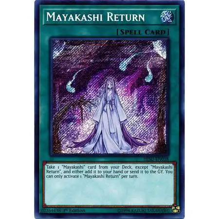 YuGiOh Hidden Summoners Secret Rare Mayakashi Return HISU-EN038