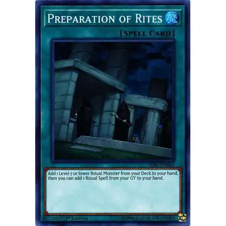 YuGiOh Hidden Summoners Super Rare Preparation of Rites HISU-EN042