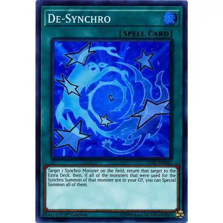 YuGiOh Hidden Summoners Super Rare De-Synchro HISU-EN044