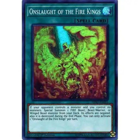 YuGiOh Hidden Summoners Super Rare Onslaught of the Fire Kings HISU-EN055