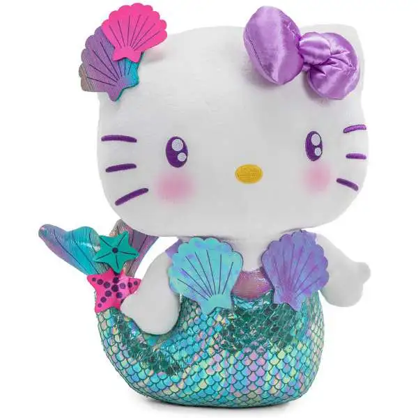 Sanrio Hello Kitty Mermaid 13-Inch Plush [Blue & Purple Seashells]