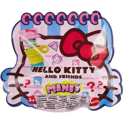 Sanrio MINIS Hello Kitty & Friends Mystery Pack [1 Surprise Stamper, Keychain & Pencil Topper]